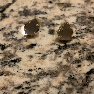 Grey stone Kendra Scott studs